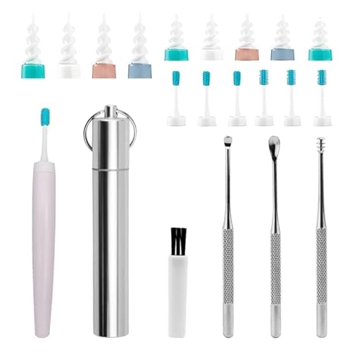 23 teiliges Ohrenschmalz Entfernungs Set, Ohrenreiniger,Ohrreiniger für Erwachsene,Ohr Reinigung,Ohrreinigungsgerät