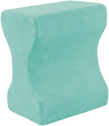Contour Products Memory Foam Leg Pillow with Cover, Green