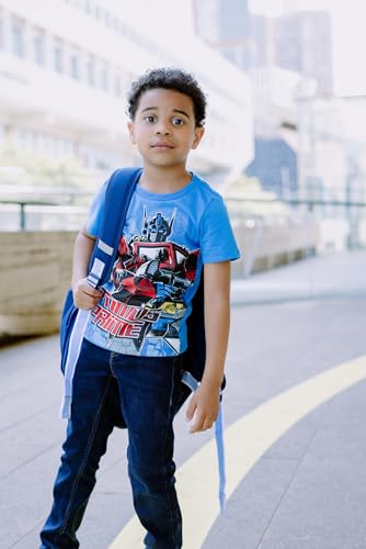 Transformers Bumblebee Optimus Prime Little Boys 3 Pack Graphic T-Shirts Yellow/Blue/Black 7-8 - image 6