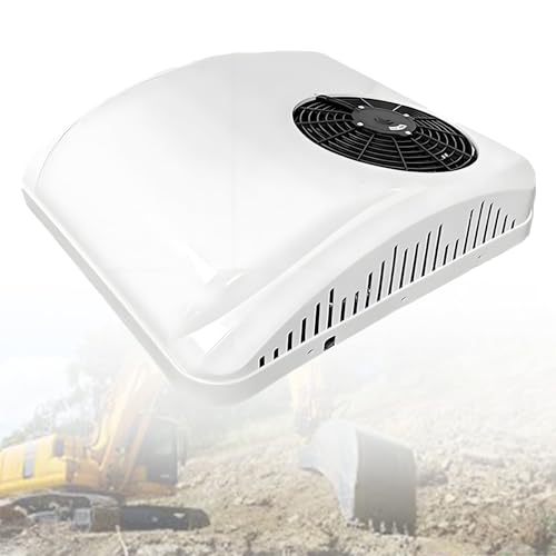 Universelle Dachklimaanlage, geräuscharm, 12 V/ 24 V, Einheit für Wohnmobile, Wohnmobile, LKWs, Anhänger und Boote- Kühl- und Heizfunktion
