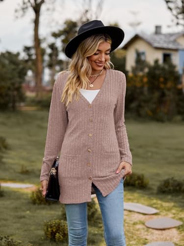 Image of Witsmile Womens 2026 Spring Fashion Cardigan Lightweight Soft Knit Long Top