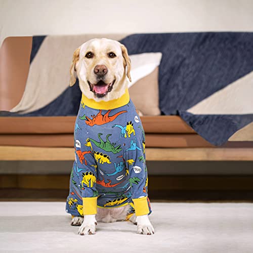 Image of kzrfojy Dog Recovery Suit for Dogs After Surgery Female Male Medium Large Dog Neuter Spay Onesie for Shedding Prevent Licking Surgical Wound Dog Cone Alternative