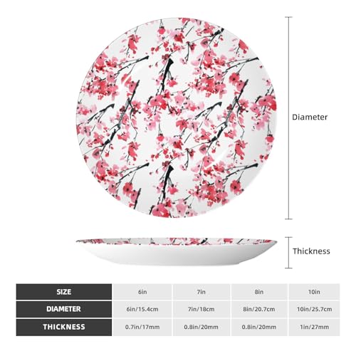 Plato decorativo de porcelana 10in miniatura 2