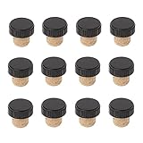 🍷【Material】: El corcho de vino está hecho de corcho, que es saludable y respetuoso con el medio ambiente, duradero y reutilizable.Corcho natural denso, para bocas de botella de 18,5 mm.