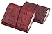 ITEMS UNDER 10 DOLLARS - Set of 2 Journals - 3" SouvNear Handmade Pack of 2 Pocket Journals / Travel Diaries / Mini Sketchbooks / Scrapbooks in Recycled & Embossed Leather Cover