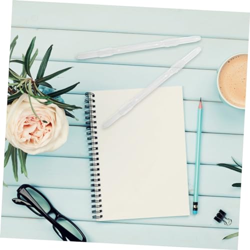 SHOWERORO Long-Lasting Plastic Binder Spine Clips 20pc Set Notebook Binder Inserts Spine Filing Inserts for Daily Use - Image 3