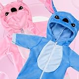 Baby Doll Clothes for 14-18 Inch Baby Doll, Couple Doll Clothes Outfits with 2 Clothes and 2 Socks, Blue Pink Doll Clothes for 35-45 cm New Baby Dolls Girls Birthday - Image 7