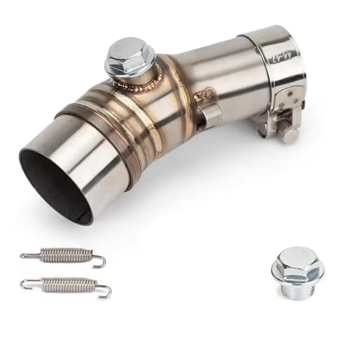 Silencieux Échappement Moto 51mm Tuyau Lien Slip-on Kawasaki Ninja 650 Z650 2012-2025
