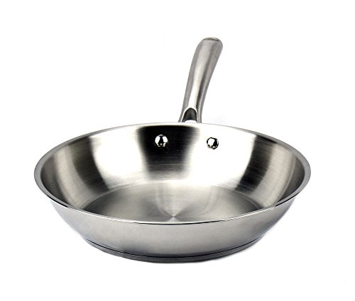 Excelife JBEL2024 Jb Cookware Elegna Stainless Steel Induction Fry Pan, 10", Silver 2 Gallery Image