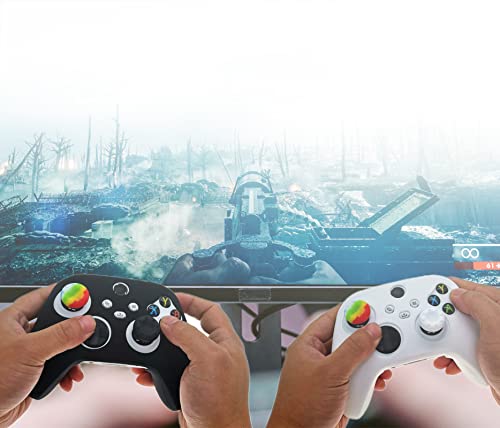 image for Cabuas 36pcs Joystick Grip for Ps5 Ps4 Controller, Silicone Thumb Grip