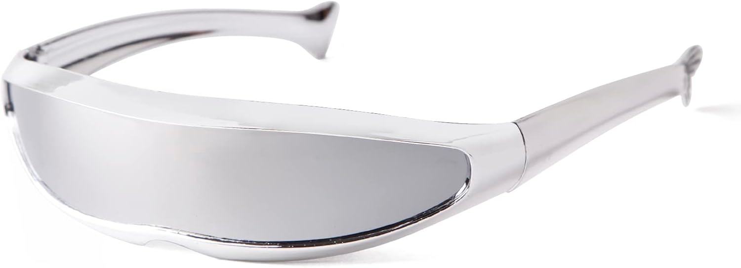 KFPH Futuristic Narrow Sunglasses...
