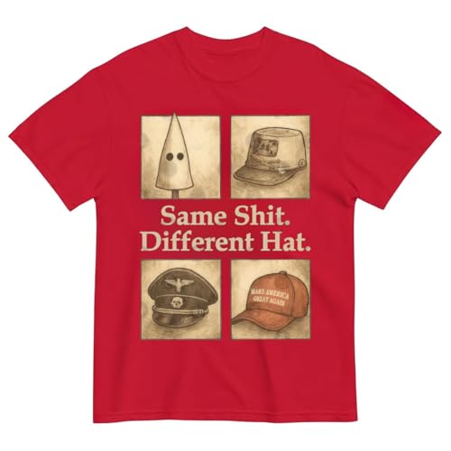 Same Shit Different Hat FDT Meme Shirt, Funny Graphic Tee, Sarcastic Statement Top, Bold FDT Humor Apparel, Novelty Meme T-Shirt for Men, Unique Funny Gift Tee Black