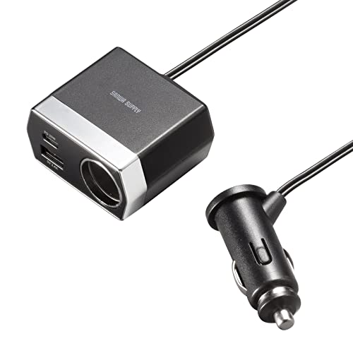 Amazon.co.jp: サンワサプライ(Sanwa Supply) ソケット付き車載