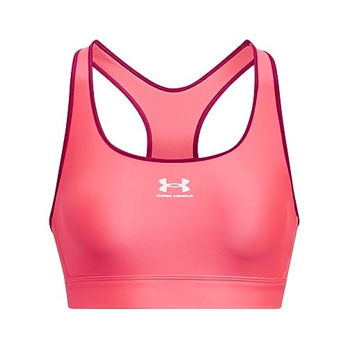 Image of Under Armour Women's Armour Mid Heathered Sports Bra