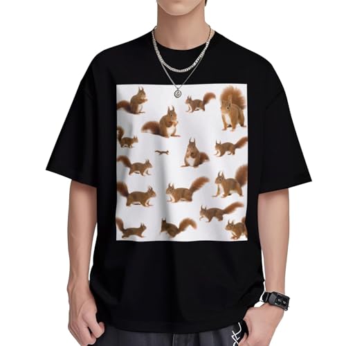 T-shirt coton écureuil femme idéal pour vos sorties décontractées