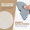 VISCOO 20 Pack 4 Inch Diamond Polishing Pads, Granite Polishing Pads Kit with 5/8''-11 Backer Pad, 50-6000 Grit Wet/Dry Polishing Pads for Marble, Concrete, Quartz, Stone, Tile with Wool Felt Pads
