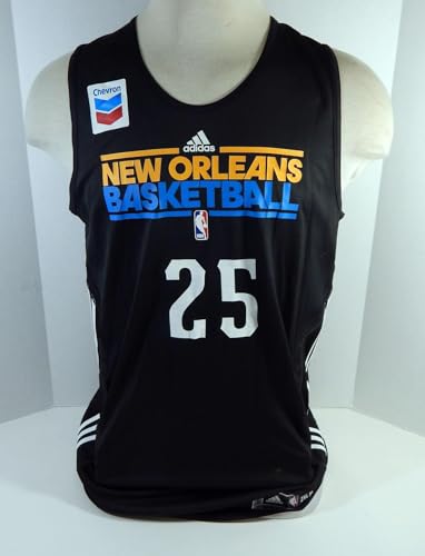 2010-11 New Orleans Hornets #25 Game Issued Grey Practice Jersey 2XL2 61 - NBA Game Used