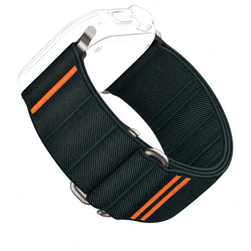 Image of Suitisbest Straps Compatible for Apple Watch Ultra 3 Strap 49 /46 /45 /44 /42 /41 /40 /38mm, Stretchy Nylon Sport Loop Strap with S-Hook for Apple Watch Ultra 3 /2 /1 SE3 Series 11 10 9 8 7 6 5 4【Band only】