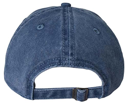 Tssgbl Vintage Cotton Washed Denim Adjustable Plain Baseball Caps For Men Women Summer Outdoor Workout Soft Ball Caps Unstructured Low Profile Dad Hat Navy Blue #TOP3