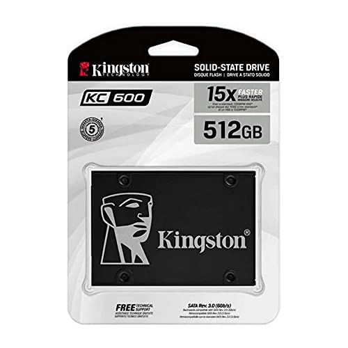 Kingston KC600 SSD SKC600/512G Internal SSD 2.5", SATA Rev 3.0, 3D TLC, XTS-AES 256-bit encryption - Image 3