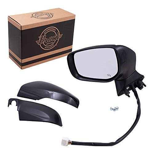 Brock Replacement Driver Power Side Mirror Heated Signal Blind Spot Detection Compatible With 2018-2019 Outback Legacy #TOP7