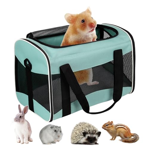 Top tasta viagem para pequenos animais, transportadora para ouriço rato papagaio pássaro cobaia, tra