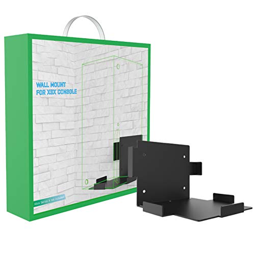 Esenlong Mount Shelf Floating Wall Mounted Shelf AV - Holds up to 16.5lbs - DVD DVR Component Shelf with Strengthened Tempered Glass - Perfect for DVD Players, TV Box and Cable Box