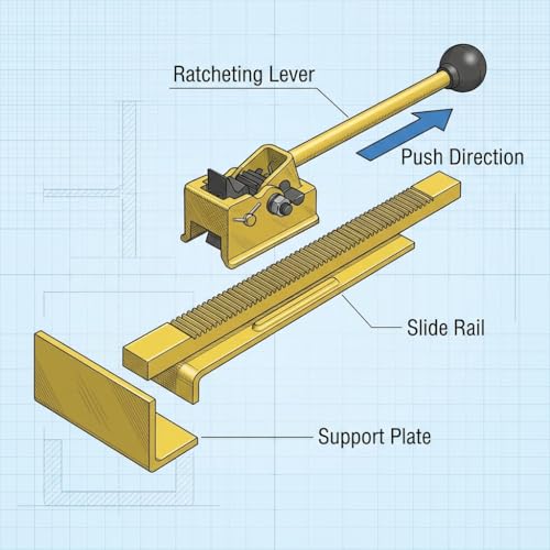 QWORK Hardwood Flooring Jack 2 Pack