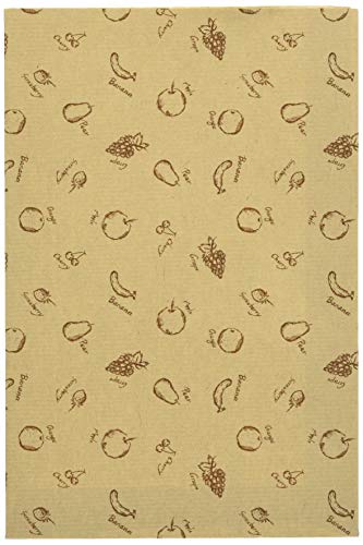 大黒工業 平袋 小 未晒コットン KH-4010 フルーツ H185×W123 100枚 902970