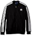 adidas Originals Boys' Superstar Track Top, Black, Small
