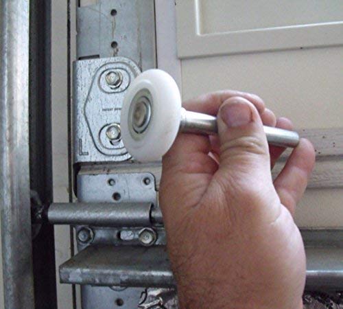 Durable & Quite 2" Sealed 6200Zz Bearing Nylon Garage Door Rollers Wheel With 11 Ball - 4"Stem, 12 Packs #TOP6