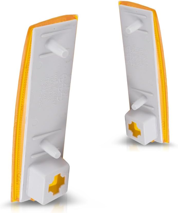 KarParts360 For Chevy S10 Blazer Side Marker Light Assembly Unit 1983-1994 Driver and Passenger Side | Pair | GM2550116 + GM2551108