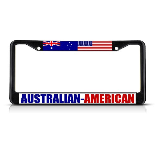 Australian American License Plate Frame