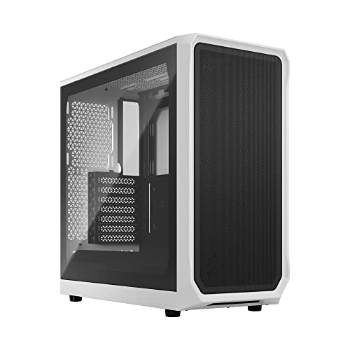 Fractal Design Focus 2 White TG Clear Tint エアフロー重視 強化ガラスパネル採用 ATX PCケース FD-C-FOC2A-02 CS8053