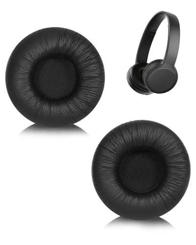 JIPUKE 2 Pack Earpads Cushions for Headphone 70MM Replacement Ear Pads Compatible with MDR-ZX110 ZX110NC ZX100 WH-CH500 CH510 CH520 JBL Tune 450BT 500BT 510BT 600BTNC 660NC