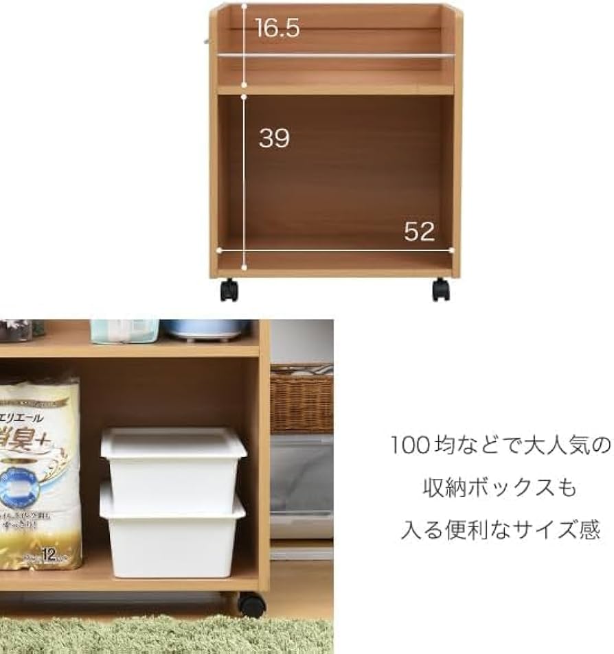 同人誌 冊子 フライヤー 雑誌 棚 ラック 収納 2個セット DIYハンドメイド Amazon｜収納 収納棚 キャスター付き ラック 2段 2個セット