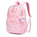 Produktbild Caran·Y Kinderrucksack Kinder Rucksack, 16.5 Zoll Schulrucksack Mädchen Teenager Schulranzen, Wasserdicht School Backpack für Reise Schule Arbeit Camping Damen Herren Schultasche (Rose)