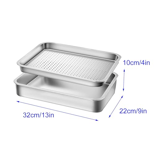 Bandeja recogegotas para cocina y restaurante con filtro de doble capa inoxidable 3