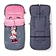 Interbaby Universal-Fußsack für Kinderwagen, weich, warm, Plüsch, abnehmbar, doppelte Öffnung, einfache Reinigung, antiallergene Materialien, Minne Blossons