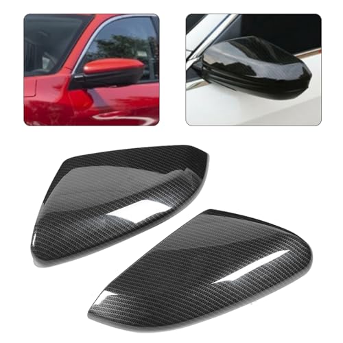 Coques de rétroviseur look carbone en ABS durable ensemble de 2 - 2