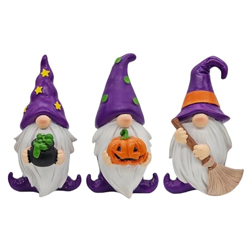 Gnomes de jardin extérieurs pour égayer une entrée sombre à Halloween