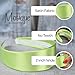 Motique Accessories White 2 Inch Wide Satin Hard Headband with No Teeth Head band for Women and Girls