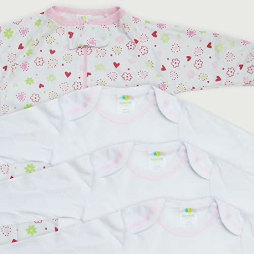 Image of Spasilk Baby Essential 23 Piece Layette Set for Newborns and Infants, 0-6 Months, Pink Girl