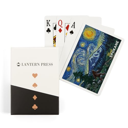 Baraja de Poker Lantern Press Washington Mount Spokane