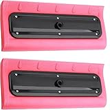 2Pcs Foam Head Roof Snow Rake - Snow Foam Broom Scraper Pusher, Lightweight No Scratch Snows Brush, Roof Scraper for Snnow Removal for House Roofs, Solar Panels, Metal Roofs, & Car