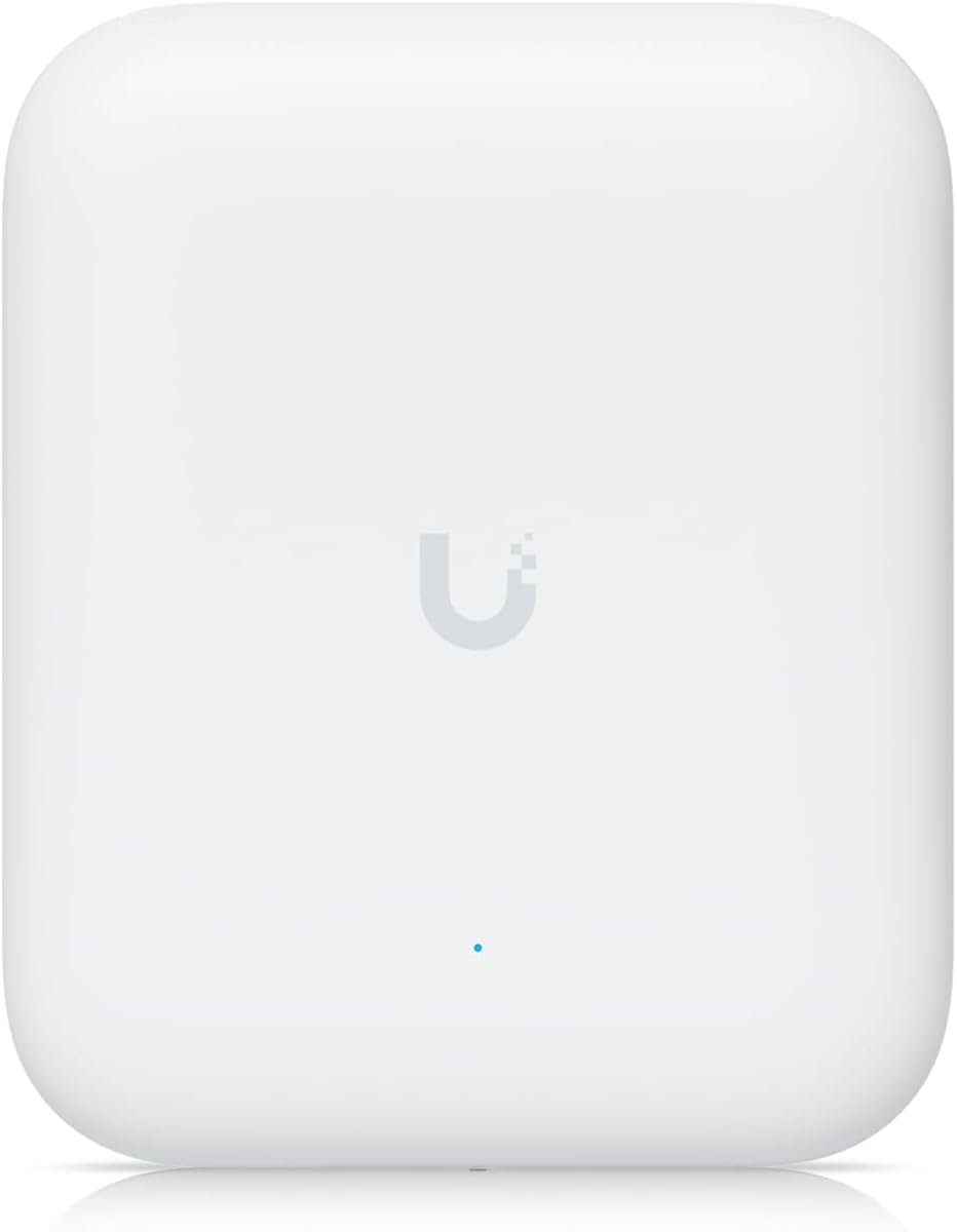 U7-Pro Outdoor Tri-Band Wi-Fi 7 AP - 2.5 GbE PoE+ Uplink - IP67 Weatherproof - US Version | Bundle with QALYNX 3ft Slim Cat6A Patch Cable (28 AWG)