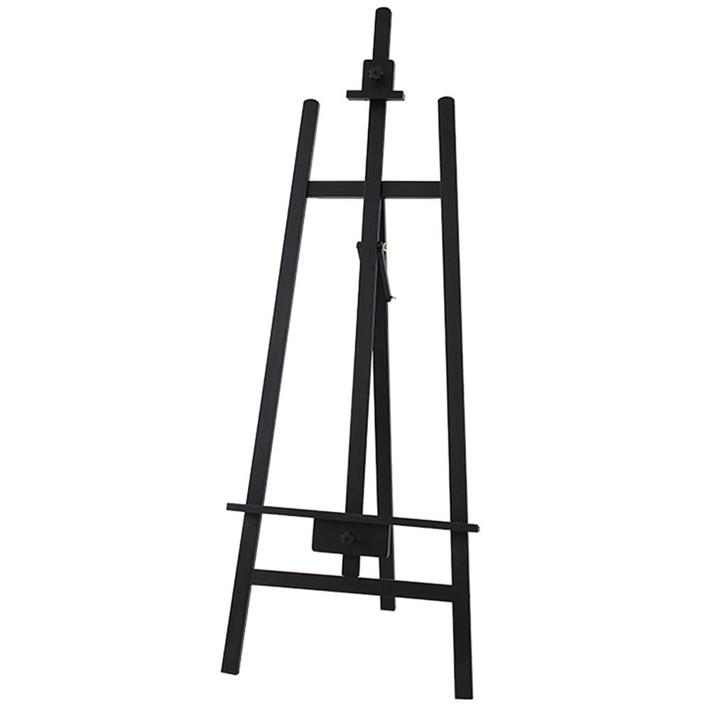 ASerZenith Art Canvas Easel Wooden Stand Adjustable For Adults And Children Artist Painting Sketching Display Exhibition Picture Fi,Black-A