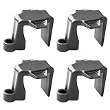 yboatch Boat Bumper Clips Hangers Adjusters Cleats 4 Pack, Pontoon Fender Clips for Docking, Durable