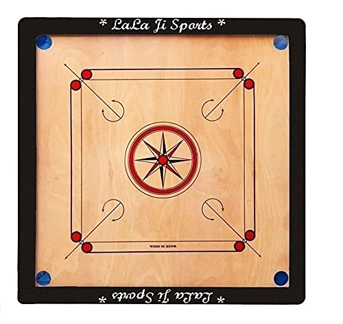 Lalaji Sports : Carrom Bord Pakki Ply with All Accessories (Medium Size 26 * 26) (B09HC66999) Amazon Price History, Amazon Price Tracker
