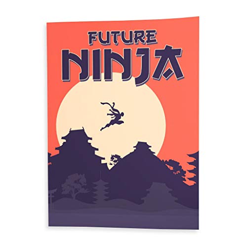 Affiche Future Ninja Fighting Japan : Poster manga idéal pour la décoration murale d'un salon